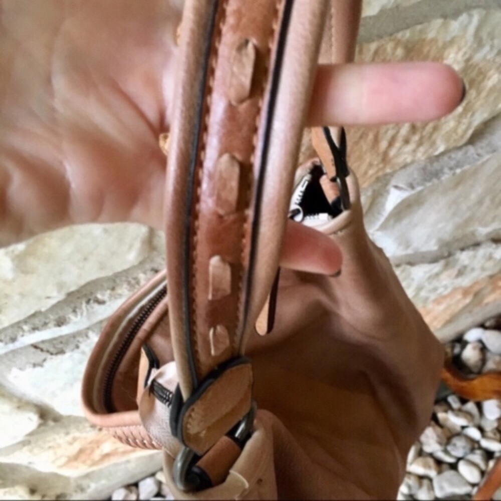 NWT Anthropologie Hand Painted Faux Leather Bag - Picture 5 of 7